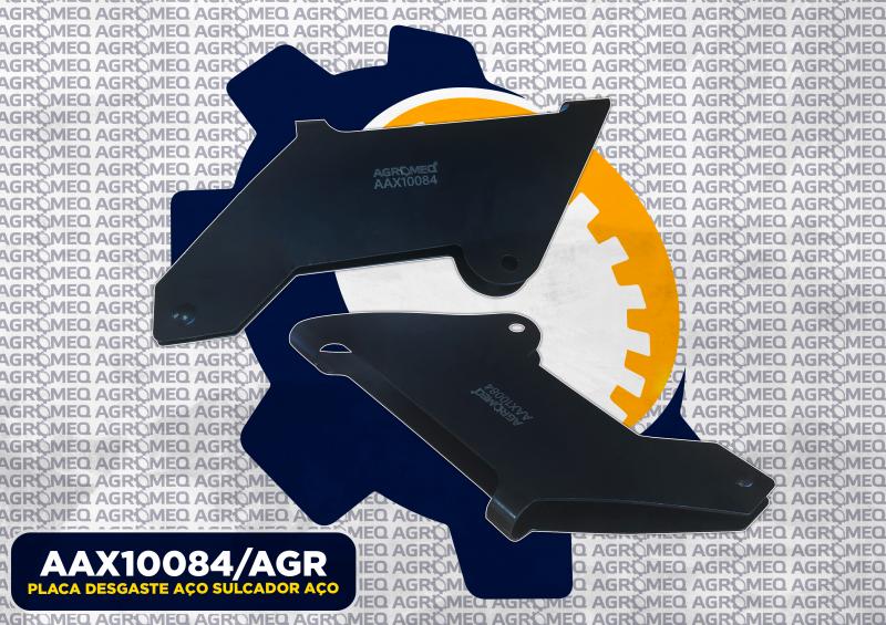 PLACA DESGASTE AÇO SULCADOR AÇO AAX10084/AGR