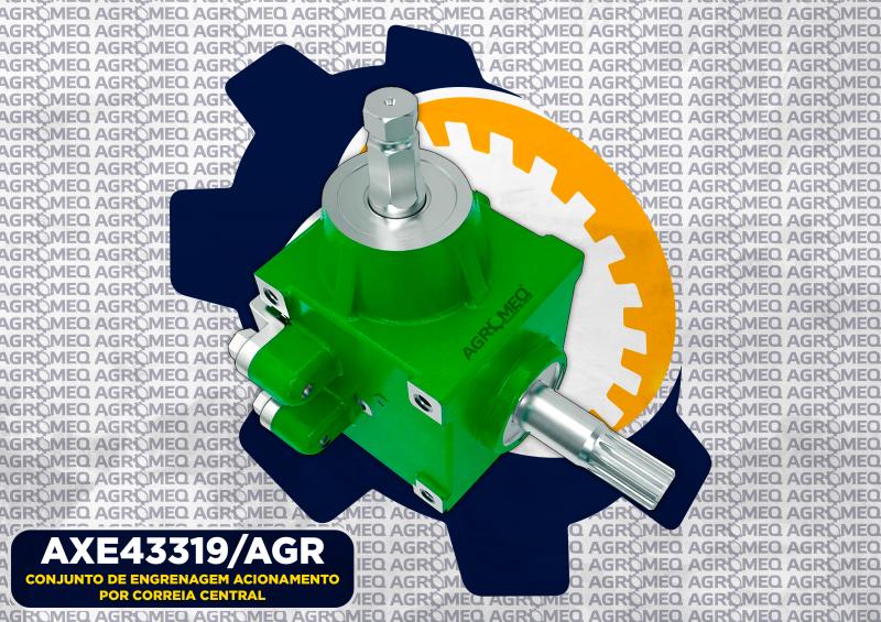 CONJUNTO DE ENGRENAGEM ACIONAMENTO POR CORREIA CENTRAL AXE43319/AGR