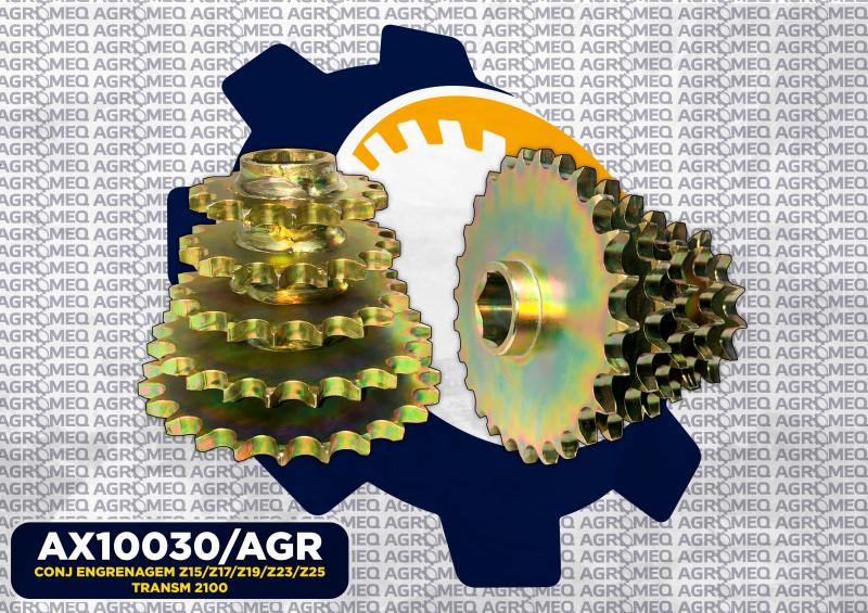 CONJ ENGRENAGEM Z15/Z17/Z19/Z23/Z25 TRANSM 2100 AX10030 DQ54387/AGR