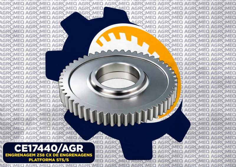 ENGRENAGEM Z58 CX DE ENGRENAGENS PLATFORMA STS/S CE17440/AGR