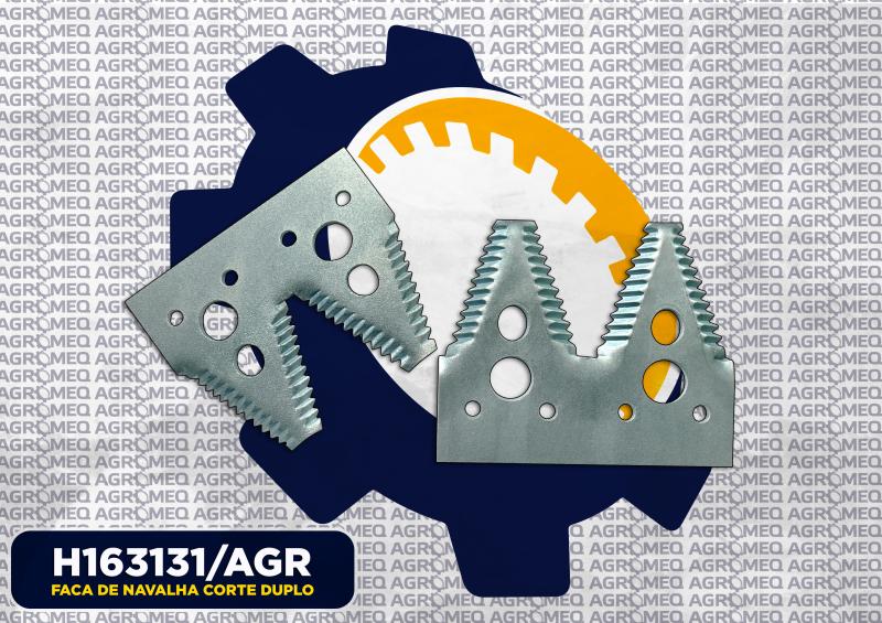 FACA DE NAVALHA CORTE DUPLO H163131/AGR
