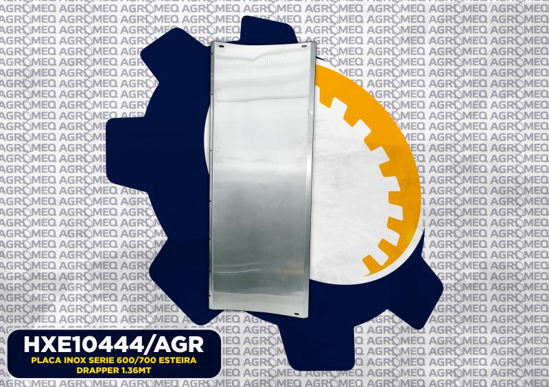 PLACA INOX SERIE 600/700 ESTEIRA DRAPPER 1.36MT HXE10444/AGR