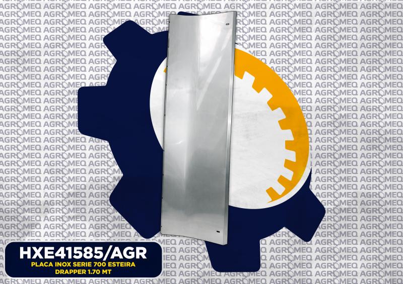 PLACA INOX SERIE 700 ESTEIRA DRAPPER 1.70 MT HXE41585/AGR