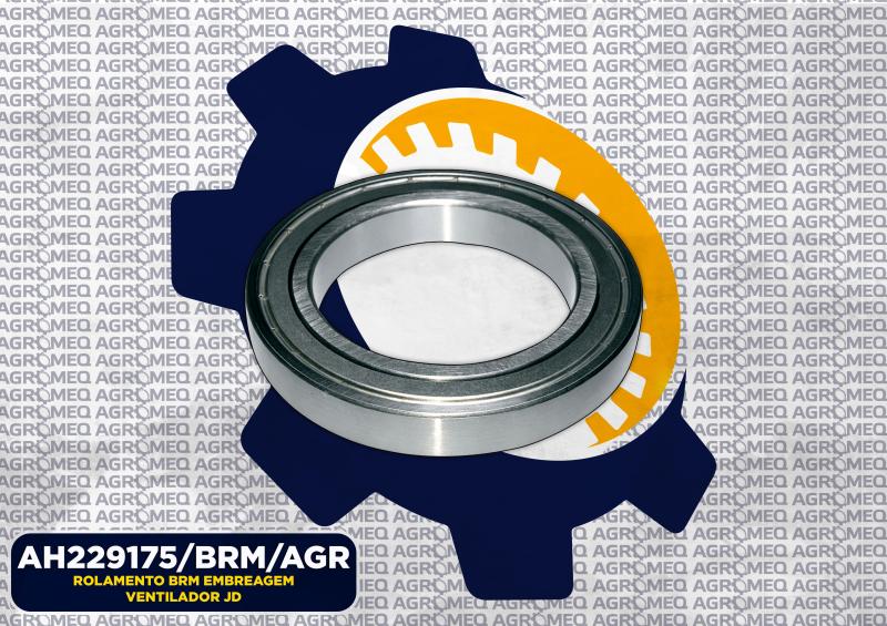 ROLAMENTO BRM EMBREAGEM VENTILADOR JD AH229175/BRM/AGR